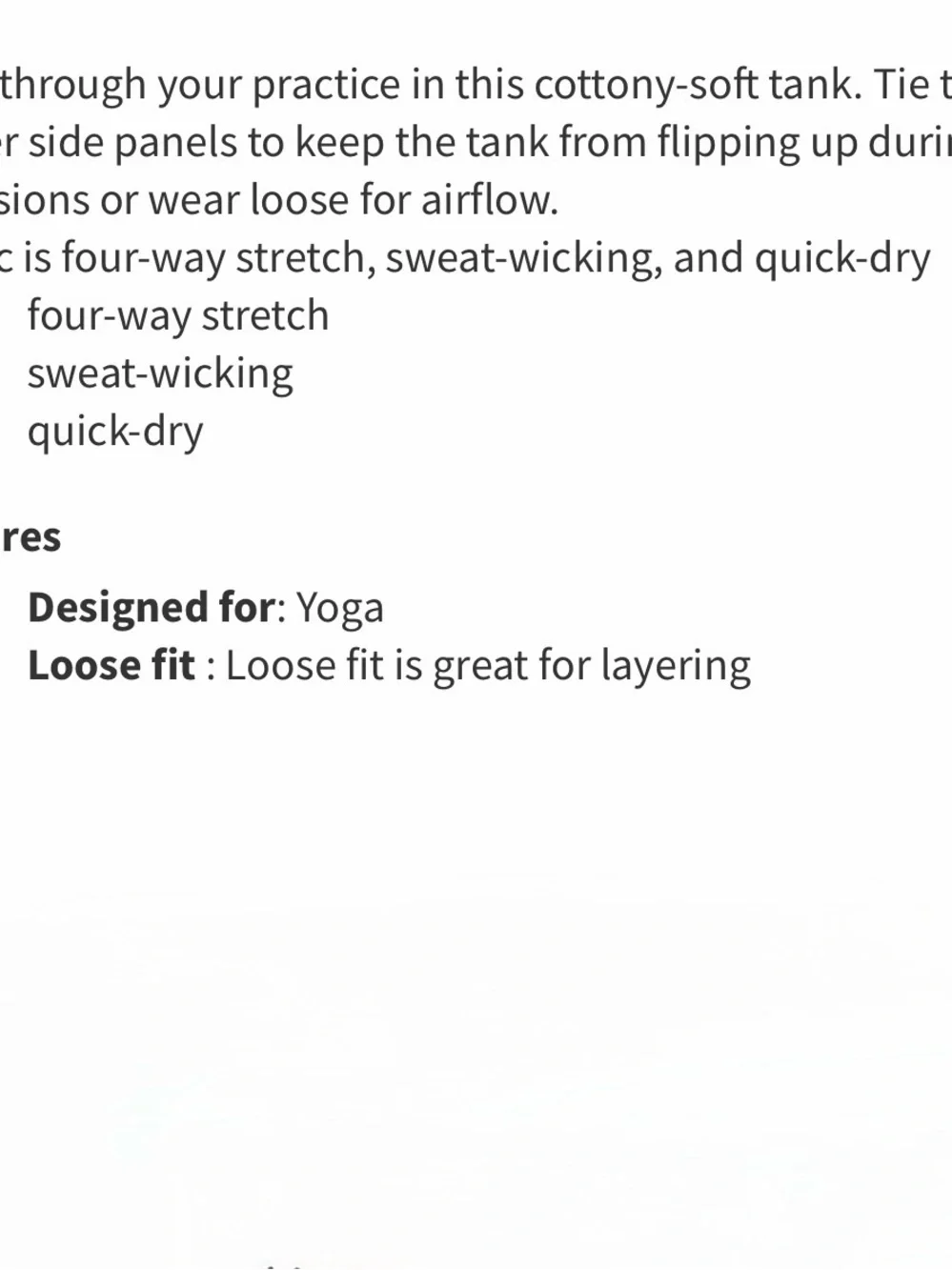 Lululemon Watch Me Flip Tank Heathered Black Gray Sz 8 Style #W1ASFS Layering